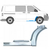 Slieksnis + priekšējā spārna daļa priekš Volkswagen Transporter T5 2003-2015 / Labā / Komplekts 12636