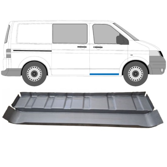 Sliekšņa remonta daļa priekš Volkswagen Transporter T5 2003-2015 / Labā 16838