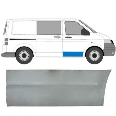 Priekšpuse durvju ārējais panelis priekš VW Transporter T5 2003-2015 / Labā 7141