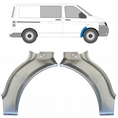 Priekšējā spārna daļa priekš Volkswagen Transporter T5 2003-2009 / Komplekts 12023