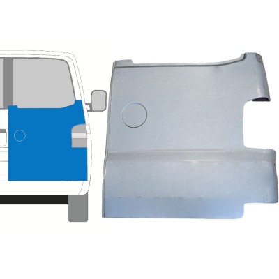Aizmugurējo durvju panelis priekš Volkswagen Transporter T5 2003-2015 / Labā 15057