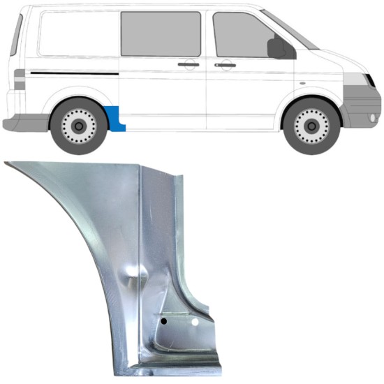Aizmugurējā arka priekš Volkswagen Transporter T5 2003-2015 / Labā 16669