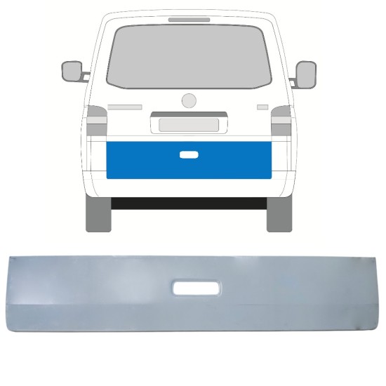 Aizmugurējā vāka skārds priekš Volkswagen Transporter T5 2003-2015 15031