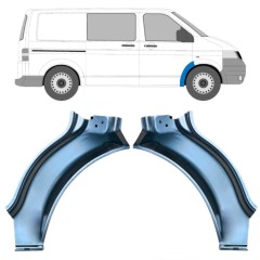 Priekšējā spārna daļa priekš Volkswagen Transporter T5 2003-2015 / Kreisais+Labais / Komplekts 12023