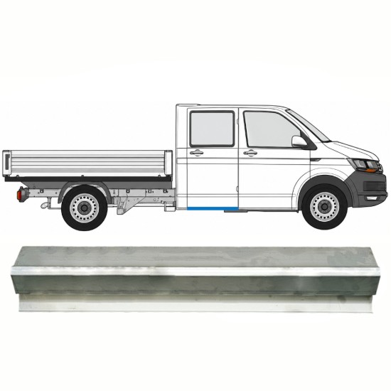Aizmugurējais slieksnis priekš Volkswagen Transporter T6 2015-2024 / Kreisais = Labais (simetrisks) 17131