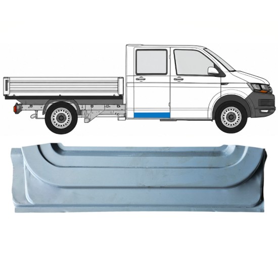Aizmugurējo durvju iekšējā daļa priekš Volkswagen Transporter T6 2015-2024 / Labā 17158