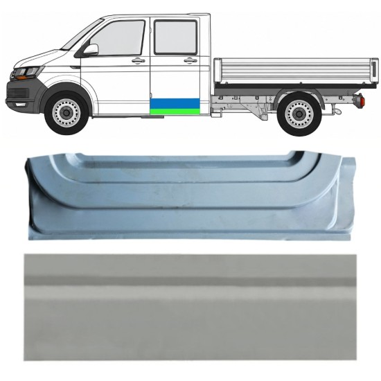 Aizmugurējo durvju iekšējā un ārējā daļa priekš Volkswagen Transporter T6 2015-2024 / Kreisā 17161