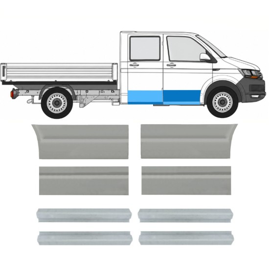 Remontdaļu komplekts priekš Volkswagen Transporter T6 2015-2024 / Kreisais+Labais / 17133