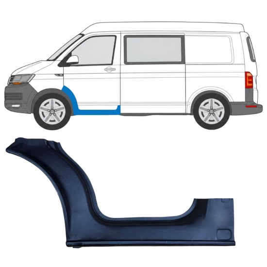 Priekšpuse durvju slieksnis priekš Volkswagen Transporter T6 2015-2024 / Kreisā 17118