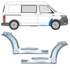 Slieksnis + priekšējā spārna daļa priekš Volkswagen Transporter T6 2015-2024 17198
