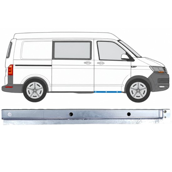 Priekšējo durvju iekšējais slieksnis priekš Volkswagen Transporter T6 2015-2024 / Labā 17184