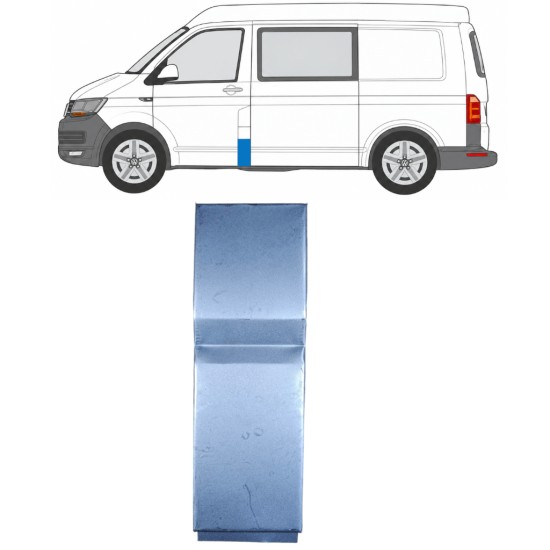 Centrālais statnis priekš Volkswagen Transporter T6 2015-2024 / Kreisā 17195