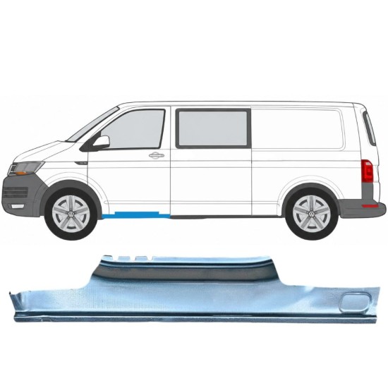 Priekšpuse durvju slieksnis priekš Volkswagen Transporter T6 2015-2024 / Kreisā 17112