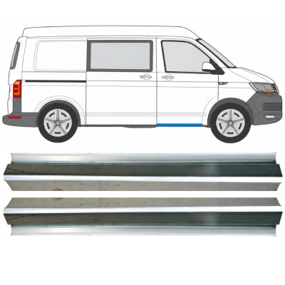 Priekšpuse durvju slieksnis priekš Volkswagen Transporter T6 2015-2024 / Kreisais = Labais (simetrisks) 17130