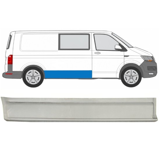 Sānu ārējā daļa priekš Volkswagen Transporter T6 2015-2024 / Labā 17199