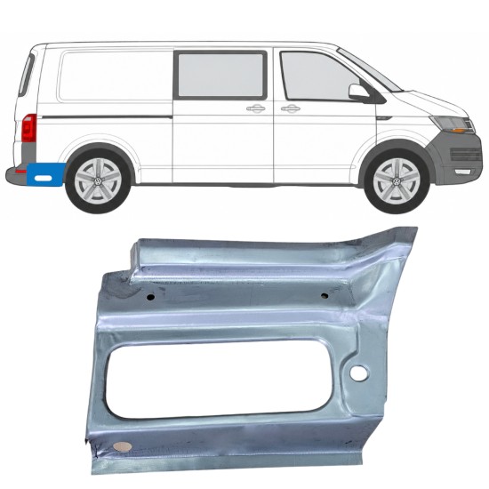 Aizmugurējā arka priekš Volkswagen Transporter T6 2015-2024 / Labā 17189