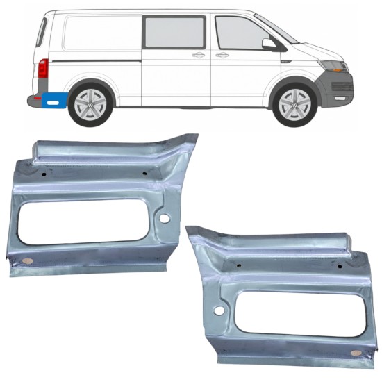Aizmugurējā arka priekš Volkswagen Transporter T6 2015-2024 / Kreisais+Labais 17191