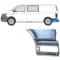 Aizmugurējā arka apakšējā daļa aiz riteņa priekš Volkswagen Transporter T6 2015-2024 / Kreisā 17201