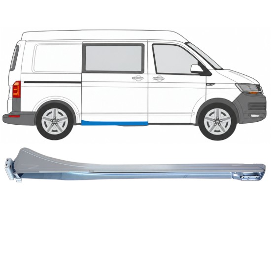 Slieksnis zem bīdāmām durvīm priekš Volkswagen Transporter T6 2015-2024 / Labā 17203