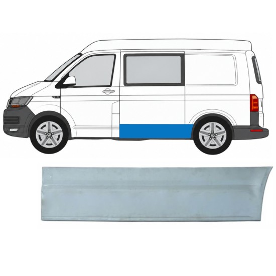 Sānu ārējā daļa priekš Volkswagen Transporter T6 2015-2024 / Kreisā 17110