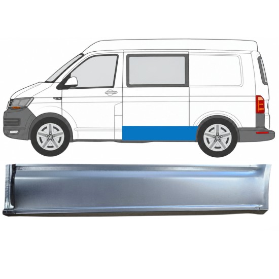 Sānu ārējā daļa priekš Volkswagen Transporter T6 2015-2024 / Kreisā 17176