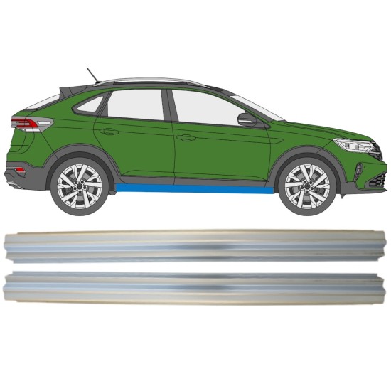 Slieksnis priekš Volkswagen Taigo 2021- / Kreisais+Labais / Komplekts 14938