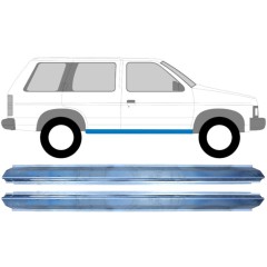 Slieksnis priekš Nissan Terrano I 1986-1996 / Kreisais+Labais / Komplekts 11365