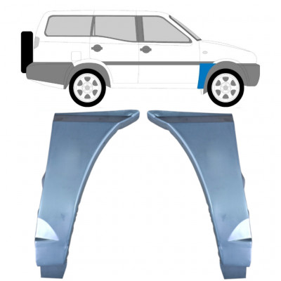 Priekšējā spārna daļa priekš Nissan Terrano 1993-1999 / Kreisais+Labais / Komplekts 10471