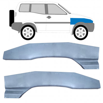 Priekšējā spārna daļa priekš Nissan Terrano 1993-1999 / Kreisais+Labais / Komplekts 9574