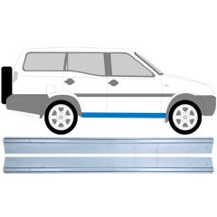 Iekšējais slieksnis priekš Nissan Terrano II 1993-2005 / Kreisais+Labais / Komplekts 11941