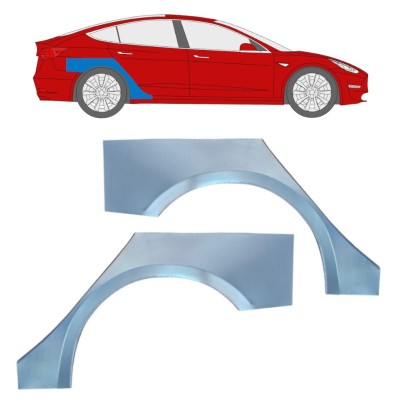 Aizmugurējā arka priekš Tesla Model 3 2017-2023 / Kreisais+Labais / Komplekts 16375