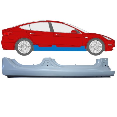 Pilns slieksnis priekš Tesla Model 3 2017-2023 / Labā 17286