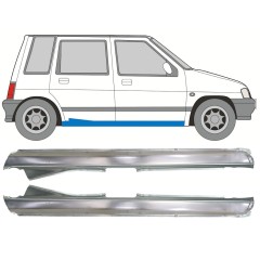Slieksnis priekš Daewoo Tico 1991-2000 / Kreisais+Labais / Komplekts 12522