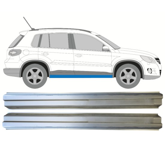 Slieksnis priekš Volkswagen Tiguan 2007-2016 / Kreisais+Labais / Komplekts 14774