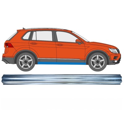 Sliekšņa apakšējā daļa priekš Volkswagen Tiguan 2016-2024 / Labā 17220