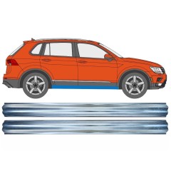 Sliekšņa apakšējā daļa priekš Volkswagen Tiguan 2016-2024 / Kreisais+Labais / Komplekts 17222