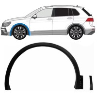 Priekšējā spārna sānu josla priekš Volkswagen Tiguan 2016-2024 R-Line / Kreisā / Komplekts 14853 Priekšējā spārna sānu josla priekš Volkswagen Tiguan 2016-2024 R-Line / Kreisā / Komplekts 14853