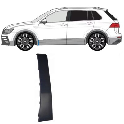 Priekšējā spārna sānu josla priekš Volkswagen Tiguan 2016-2024 R-Line / Kreisā 14864