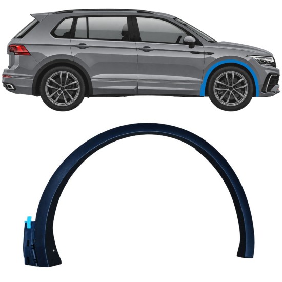 Priekšējā spārna sānu josla priekš Volkswagen Tiguan 2020-2024 R-Line / Labā 17063
