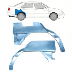 Aizmugurējā arka priekš Seat Toledo I 1991-1999 / Kreisais+Labais / Komplekts 10804