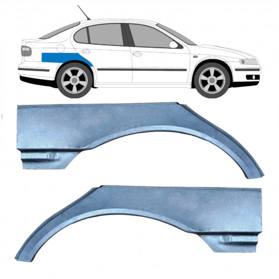 Aizmugurējā arka priekš Seat Toledo Leon 1999-2006 / Kreisais+Labais / Komplekts 9227