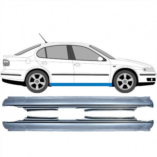 Slieksnis priekš Seat Toledo Leon 1999-2006 / Kreisais+Labais / Komplekts 10432