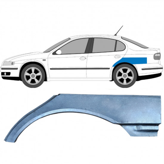 Aizmugurējā arka augšējā daļa priekš Seat Toledo Leon 1999-2006 / Kreisā 5767