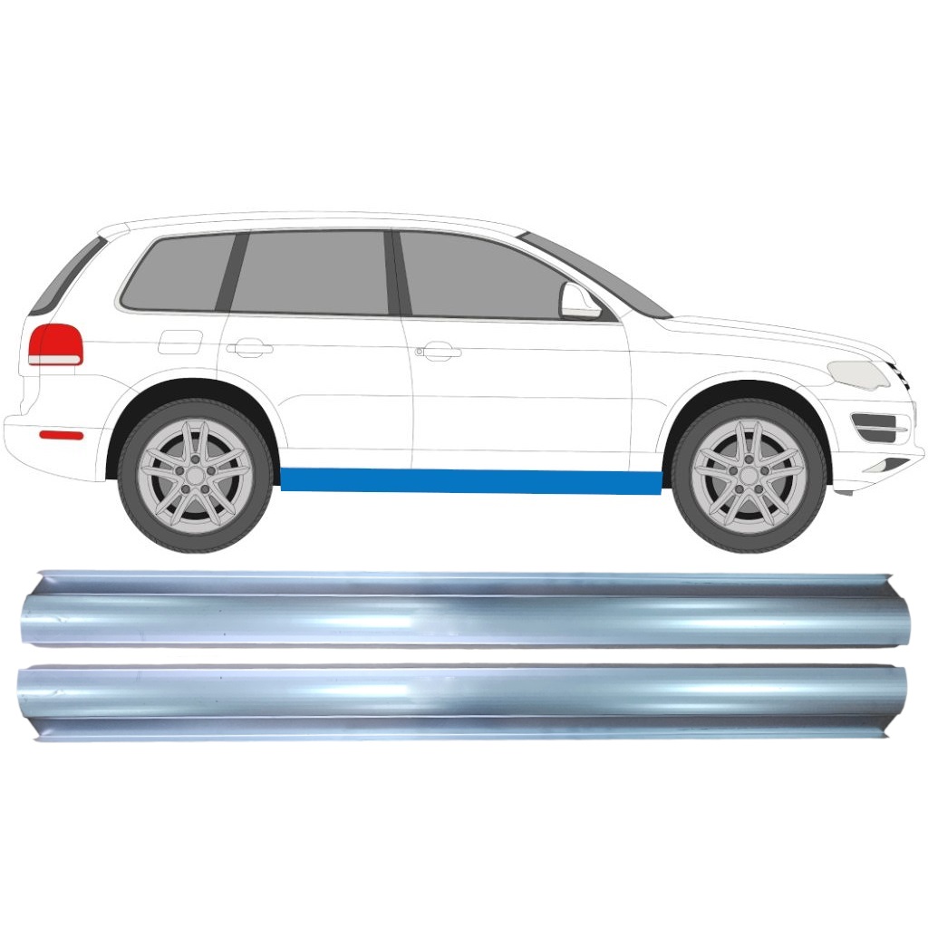 Slieksnis Priekš Volkswagen Touareg 2002-2010 / Kreisais+Labais / Komplekts 11340