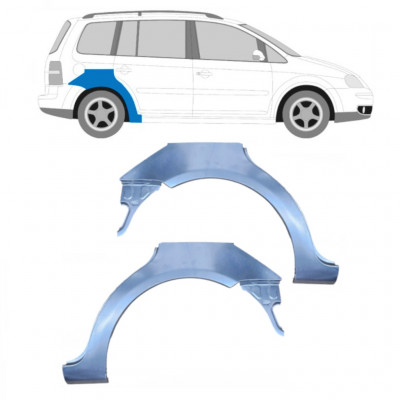 Aizmugurējā arka priekš VW Touran 2003-2010 / Kreisais+Labais / Komplekts 10253