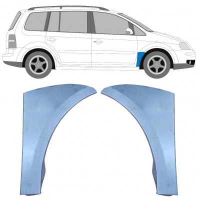 Priekšējā spārna daļa priekš VW Touran 2003-2015 / Kreisais+Labais / Komplekts 9737