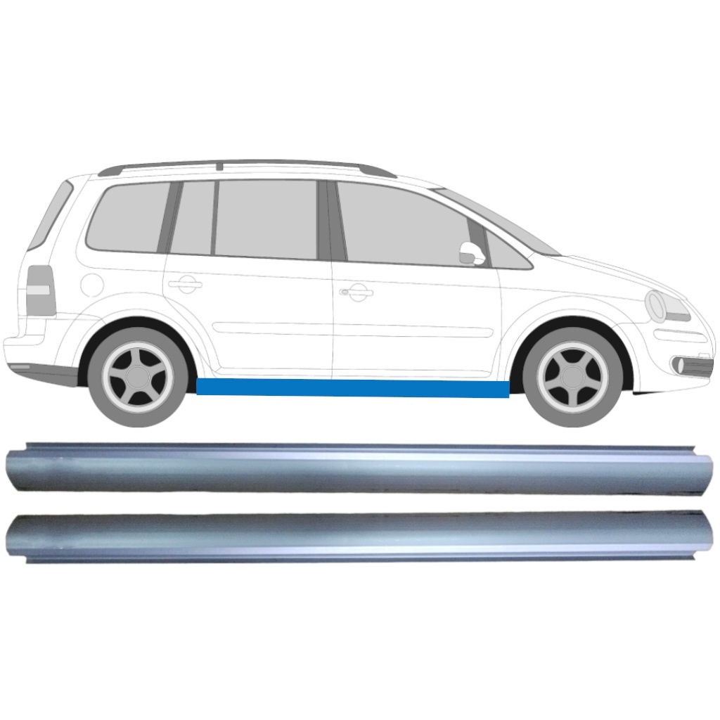 Slieksnis Priekš Vw Touran 2003-2010 / Kreisais = Labais (Simetrisks) / Komplekts 10390