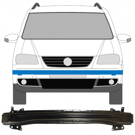 Priekšējais pastiprinājums priekš VW Touran / Caddy 2003- 8903