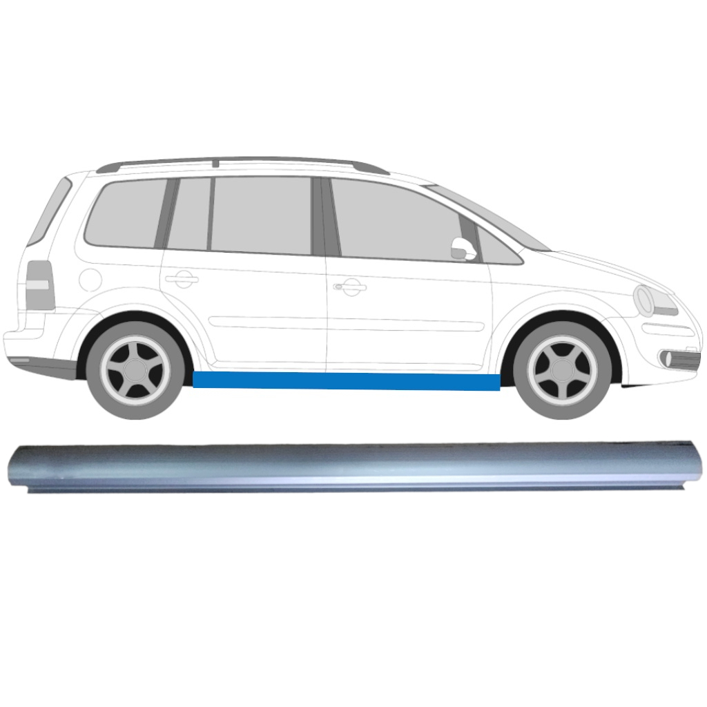 Slieksnis Priekš Volkswagen Touran 2003-2010 / Kreisais = Labais (Simetrisks) 8853