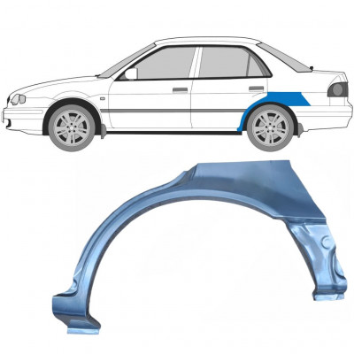 Aizmugurējā arka priekš Toyota Corolla 1997-2002 / Kreisā 9061